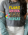 Float, Drink, Tan, Repeat Graphic Tee - Online Only