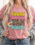 Float, Drink, Tan, Repeat Graphic Tee - Online Only