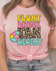 Float, Drink, Tan, Repeat Graphic Tee - Online Only