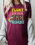 Float, Drink, Tan, Repeat Graphic Tee - Online Only