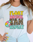 Float, Drink, Tan, Repeat Graphic Tee - Online Only