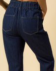 Insane Gene High Waisted Pleated Slouchy Denim Pants