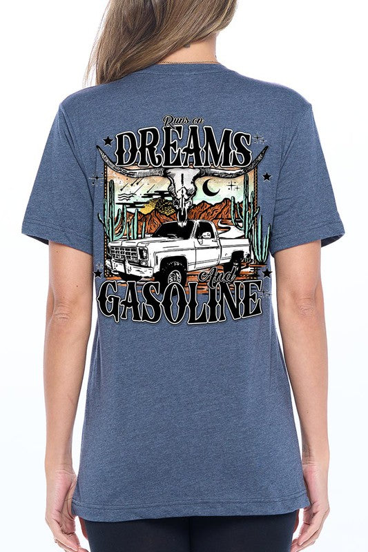 Dreams and Gasoline Graphic Tee - Online Only