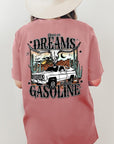 Plus Size Dreams and Gasoline Graphic Tee - Online Only