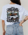 Plus Size Dreams and Gasoline Graphic Tee - Online Only