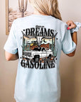 Plus Size Dreams and Gasoline Graphic Tee - Online Only