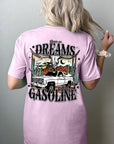 Plus Size Dreams and Gasoline Graphic Tee - Online Only