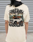 Plus Size Dreams and Gasoline Graphic Tee - Online Only