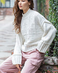 eesome Turtle Neck Knit Top