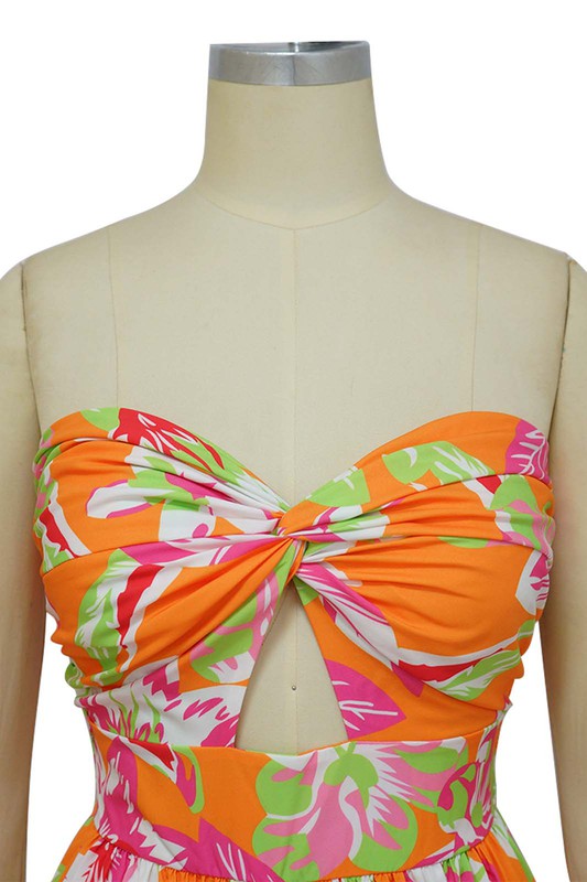 By Claude Yellow Green Summer Jumpsuit