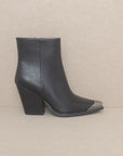 OASIS SOCIETY Zion - Bootie with Etched Metal Toe