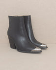 OASIS SOCIETY Zion - Bootie with Etched Metal Toe