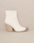 OASIS SOCIETY Zion - Bootie with Etched Metal Toe