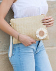 Daisy Wristlet Clutch