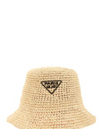 PARIS Embroidery Straw Bucket Hat