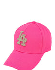 Rhinestone LA Charm Baseball Cap