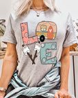 Love, Camp, Marshmallow Graphic Tee - Online Only