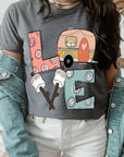 Love, Camp, Marshmallow Graphic Tee - Online Only