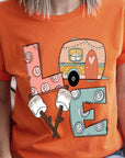 Love, Camp, Marshmallow Graphic Tee - Online Only