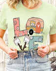 Love, Camp, Marshmallow Graphic Tee - Online Only