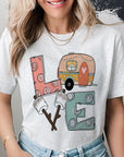 Love, Camp, Marshmallow Graphic Tee - Online Only