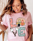 Plus Size LOVE Camp Graphic Tee - Online Only