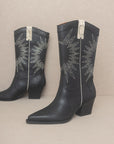 OASIS SOCIETY Halle - Paneled Cowboy Boots