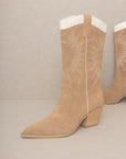 OASIS SOCIETY Halle - Paneled Cowboy Boots