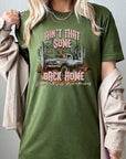 Plus Size Ain't That Back Home Graphic Tee - Online Only