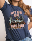 Plus Size Ain't That Back Home Graphic Tee - Online Only