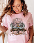 Plus Size Ain't That Back Home Graphic Tee - Online Only