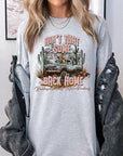 Plus Size Ain't That Back Home Graphic Tee - Online Only