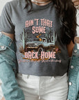 Plus Size Ain't That Back Home Graphic Tee - Online Only