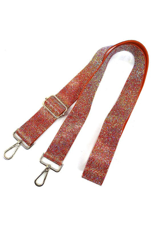 1.5 Inches Rhinestone Guitar Strap