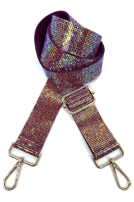 1.5 Inches Rhinestone Guitar Strap