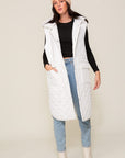 TIMING Oversized Quilted Midi Jacket