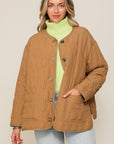 Lumiere Quilted Puffer Jacket with Pockets