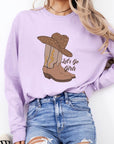 PLUS Let's Go Girls Comfort Colors Long Sleeve