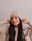 Zigzag Knit Beanies