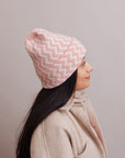 Zigzag Knit Beanies