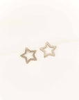 Star Outline Stud Earrings - Online Only