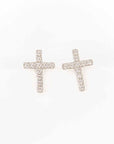 Cross Stud Earrings - Online Only