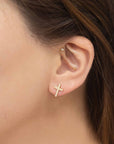 Cross Stud Earrings - Online Only