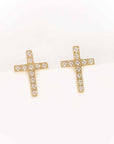 Cross Stud Earrings - Online Only