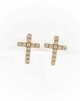 Cross Stud Earrings - Online Only