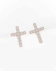 Cross Stud Earrings - Online Only