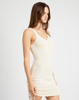 Emory Park Mini Side Shirring Sleeveless Dress