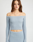 Emory Park Off Shoulder Long Sleeve Knit Top