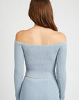 Emory Park Off Shoulder Long Sleeve Knit Top