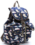 Unicorn Printed Canvas Backpack - Online Only